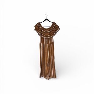 Off the shoulder retro jumpsuit